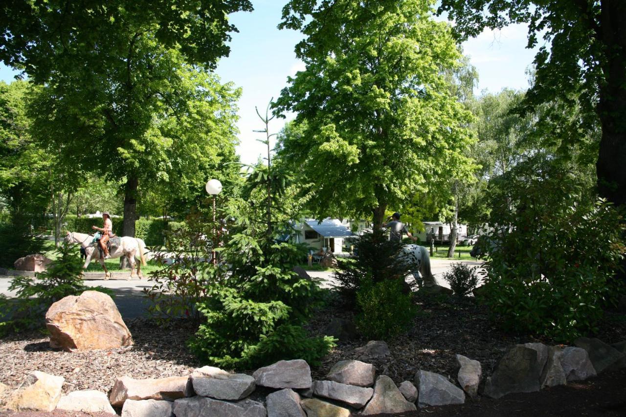 Mobil Homes Xxl2 4 Chambres - Camping Le Ranch Des Volcans Châtel-Guyon Buitenkant foto